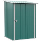 Outsunny Căsuță de Grădină pentru Unelte, 100x103x160 cm, Verde | Aosom Romania