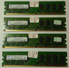 Kit memorii RAM calculator DDR2 8GB 4x2GB 800 MHz Samsung M378T5663EH3-CF7 foto