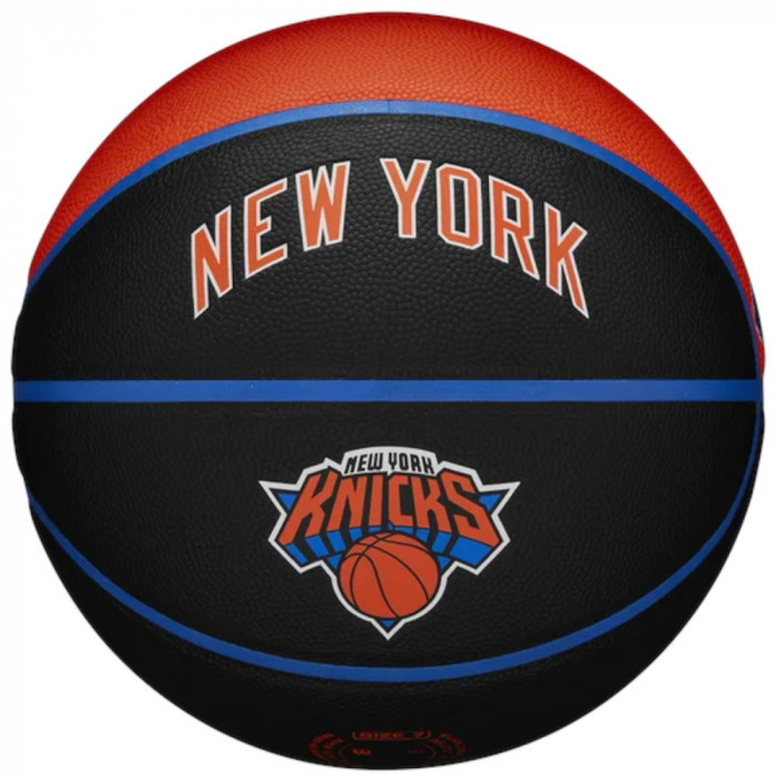 Mingi de baschet Wilson NBA Team City Collector New York Knicks Ball WZ4016420ID negru