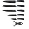 Set 5 cutite profesionale de bucatarie,,otel inoxidabil + peeler,depozitate in cutie