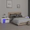 vidaXL Noptiere cu lumini LED, 2 buc., alb, 70x36,5x40 cm 3152770
