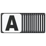 Cumpara ieftin Litere de dresaj pentru arena, 12 buc., otel