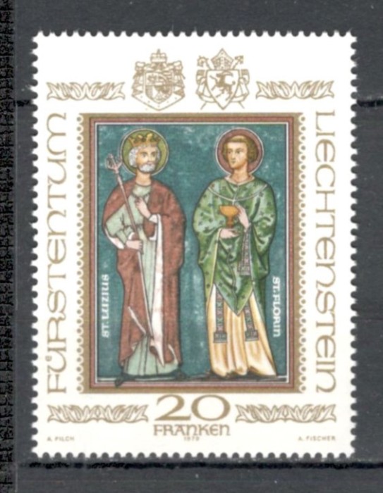 Liechtenstein.1979 Sfinti ocrotitori SL.123