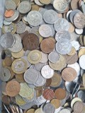 LOT peste 2500 MONEDE STRAINE de la 1869 pana in zilele noastre (cca 10 Kg)