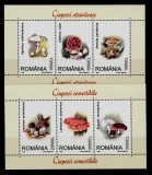 RO 2003 ,LP 1616 a , &quot;Ciuperci&quot; , serie triptic , colitele 332+333, MNH