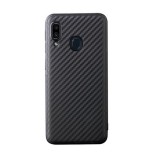 Husa pentru Huawei P Smart Z, GloMax Perfect Fit cu insertii de carbon negru