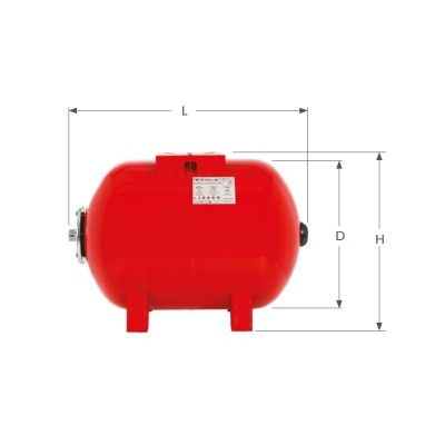 VAS EXPANSIUNE ORIZONTAL 24L EAGLE foto