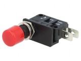 Comutator acţionat prin apăsare Poz 2 SPDT 10A 250VDC &Oslash; 13mm
