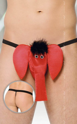 Dumbo - Bikini elefant pentru bărbați, roșu, S-L foto