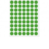 Etichete - buline color, 630 bucati/set, Verde