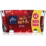 GLADE Warm Apple Pie lum&acirc;nare parfumată pachet duo 2x112 g