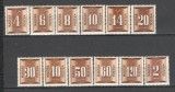 Ungaria.1951 Porto-Cifra si goarna postala XU.356