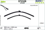 Lamela stergator Silencio Aquablade Mercedes Sprinter, 02.2018-, montare fata, stanga+dreapta, 650+600 mm; fara incalzire; , VALEO