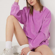Billabong bluza femei, culoarea violet, neted