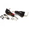 Kit handguard ATV Enduro Cross carbon cu insertie aluminiu