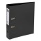 Biblioraft Arhivare A4, Negru, 2 Inele, Dimensiuni 29x32cm, Margine cu Eticheta