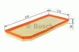 Filtru aer MERCEDES C-CLASS T-Model (S203) (2001 - 2007) BOSCH 1 457 433 065
