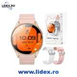 Ceas smartwatch Sepymp, cu GPS, busola, inteligent, fitness, sport, rezistent apa, functie smart numarat pasi, unisex, notificari, ecran 1.39", wirele