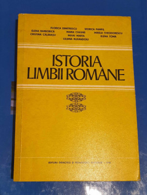 Istoria Limbii Rom&amp;acirc;ne - Florica Dumitrescu foto