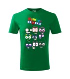 Tricou Personalizat Verde Numberblocks pentru Copii