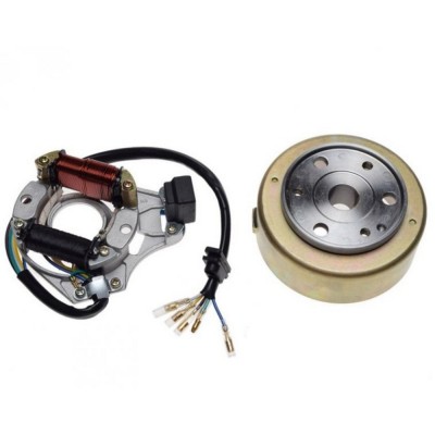 Stator cu 2 bobine + rotor cross-atv 110-125cc foto