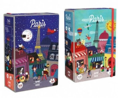 Puzzle Londji Noapte si zi la Paris foto