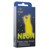 Prezervative Fosforescente Amor Neon, 6 Buc.