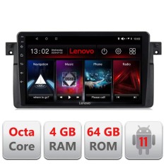 Navigatie dedicata BMW Seria 3 E46 L-052 Lenovo Octa Core cu Android Radio Bluetooth Internet GPS WIFI DSP 4+64 GB 4G KIT-052+EDT-E509V2 CarStore Tech foto