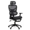 SCAUN ERGONOMIC MULTIFUNCTIONAL CU SUPORT LOMBAR SYYT 9508 NEGRU