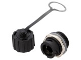 Soclu adaptor PIN 8 Cat 5e ecranat cu capac de protecție