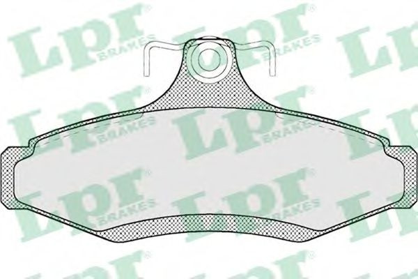 Set placute frana,frana disc DAEWOO NUBIRA Limuzina (KLAJ) (1997 - 2016) LPR 05P694