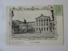 Rara! București-Socecu:Universitatea,carte poș.cir.TCV 1904 stamp.rara Mihaileni, Bucuresti, Circulata, Printata