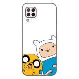 Husa compatibila cu Huawei P40 Lite Silicon Gel Tpu Model Finn and Jake Tongues