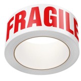 Banda Adeziva Scotch FRAGILE 48mm x 100m, Polipropilena, Ambalare Cutii, Uz Casnic, Birou, Industriale