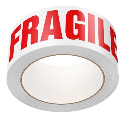 Banda Adeziva tip scotch, FRAGILE, 48 mm x 100 m foto