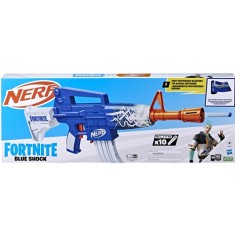 Blaster Nerf Hasbro Fortnite Blue Shock foto