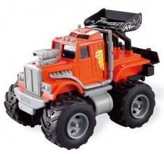 Masinuta Monster Truck cu sunete si lumini scara 1:16 portocaliu foto