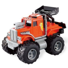 Masinuta Monster Truck cu sunete si lumini scara 1:16 portocaliu