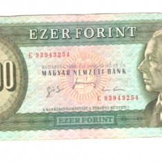 Bancnota Ungaria 1000 forinti/forint 15 ianuarie 1996, stare buna