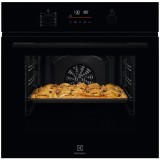 Cuptor incorporabil Electrolux EOFDP46BK, 65 l, Autocuratare pirolitica, Afisaj digital, Control touch, Grill, Clasa A+, Negru