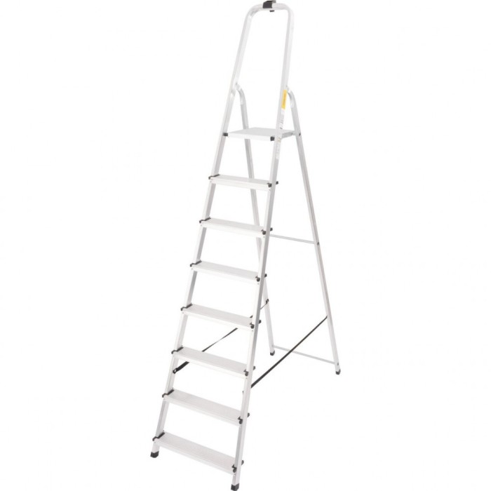 Scara aluminiu, Master, 7 trepte, platforma, max 125 kg, 2.37 m