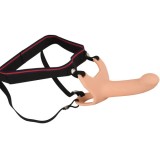 Dildouri strap-on - Strap-on cu Dildo Realist Scobit din Silicon Prelungeste Penisul cu 5 cm