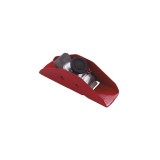 Cumpara ieftin Rindea metalica mica, rosu, Lungime 140 mm, Latime 40 mm, Latime lama 35 mm