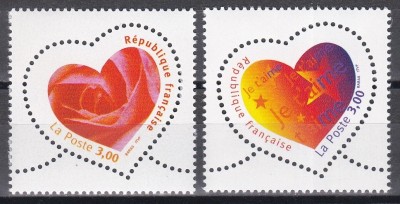 Franta 1999 - Ziua Sf&amp;acirc;ntul Valentin, MNH foto