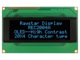 Afişaj OLED alfanumeric 20x4 albastru 98x60x10mm 16 PIN