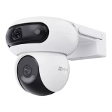 Cumpara ieftin Camera IP, Wi-Fi, Dual-Lens Pan&amp;Tilt 4MP, Audio bidirectional, Alarma, IR 30M, Color 24/7 - EZVIZ CS-H90(2x4MP)