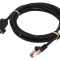 Prelungitor RJ45 3m Negru S/FTP 6 LSZH 27AWG