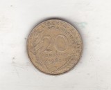 bnk mnd Franta 20 centimes 1968