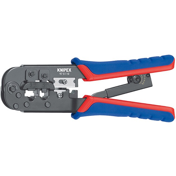 Cleste de sertizare mufe telefon western knipex 97 51 10 HardWork ToolsRange