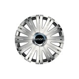 Set 4 capace roti Cu Inel Cromat Active R16 Compatibil Cu Smart